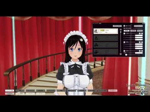 custom maid 3d 2 character creator game